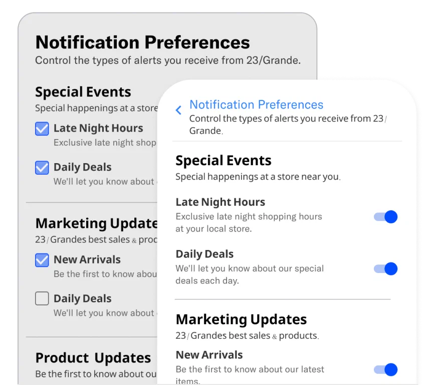 Preference Centers Preference Centers