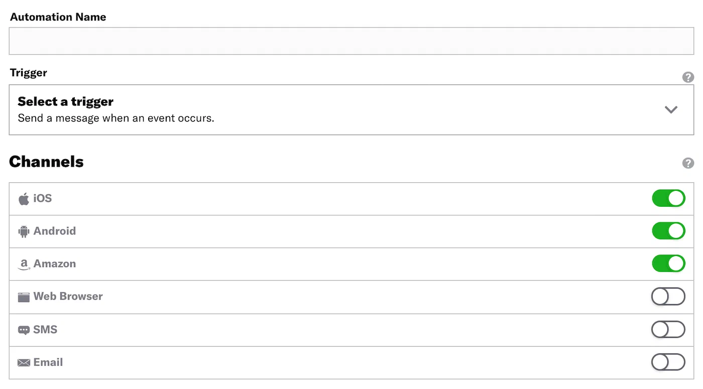 Create an Automation Create an Automation