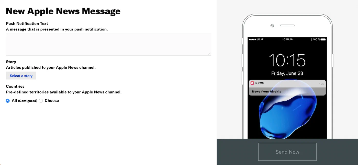 Apple News messages Apple News messages