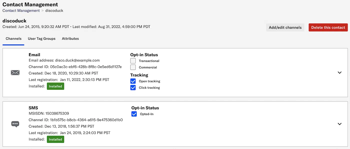 Contact Management Contact Management