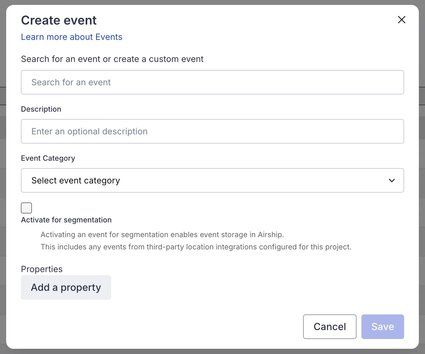 Manage Events Manage Events