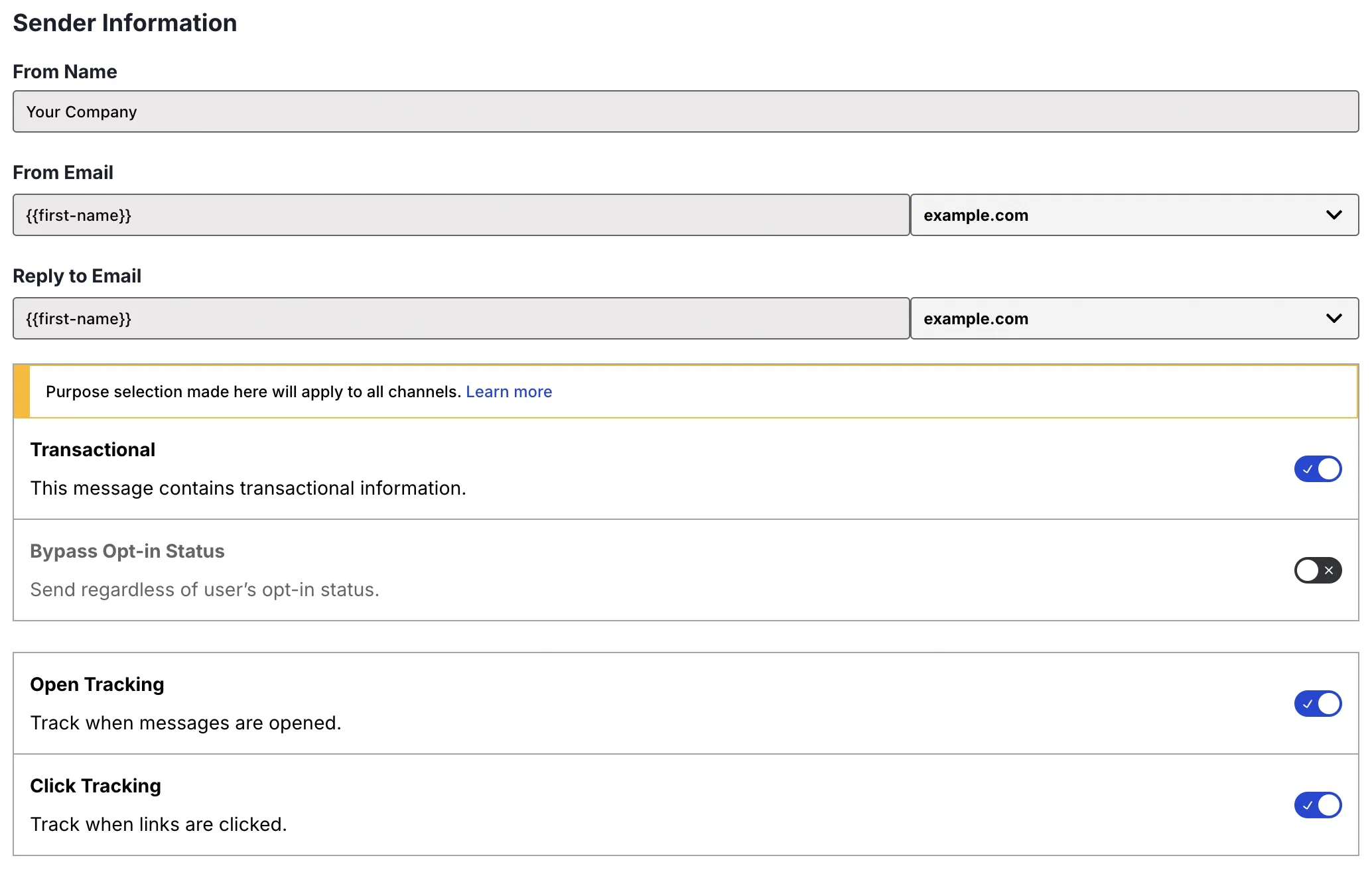 Email content Email content