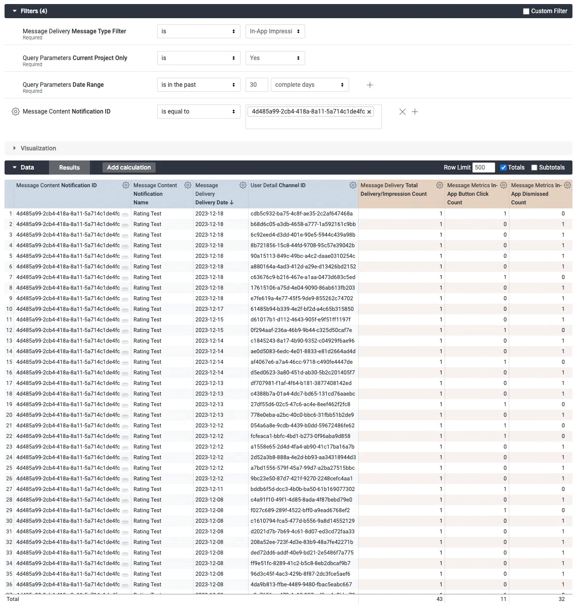 Custom queries and reference for the Engagement Explore Custom queries and reference for the Engagement Explore