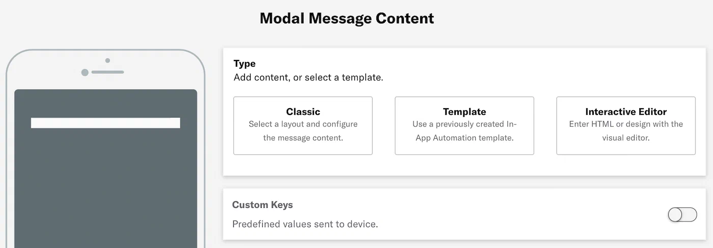 Create an In-App Automation Create an In-App Automation