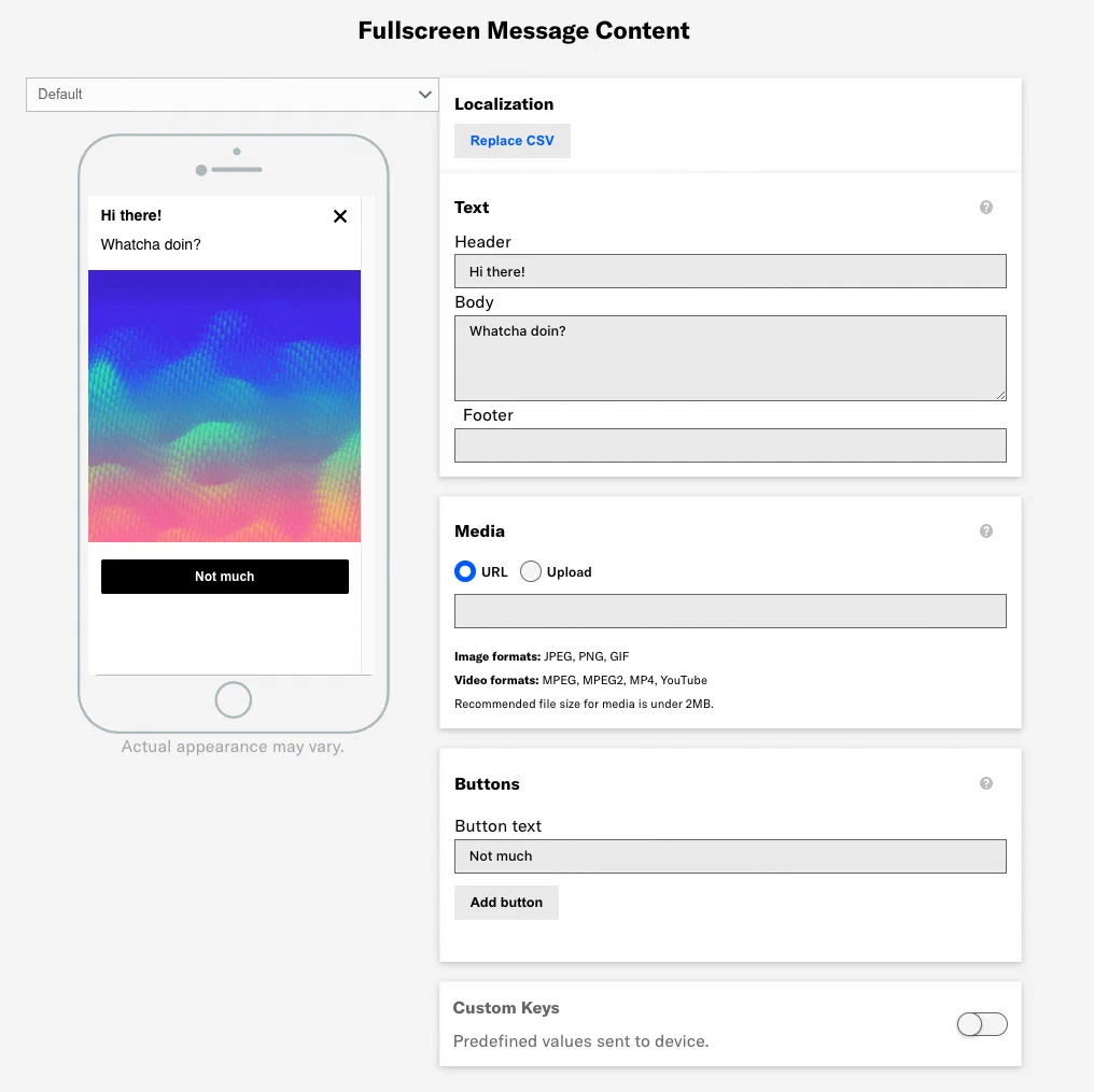 Localization for In-App Automation Localization for In-App Automation