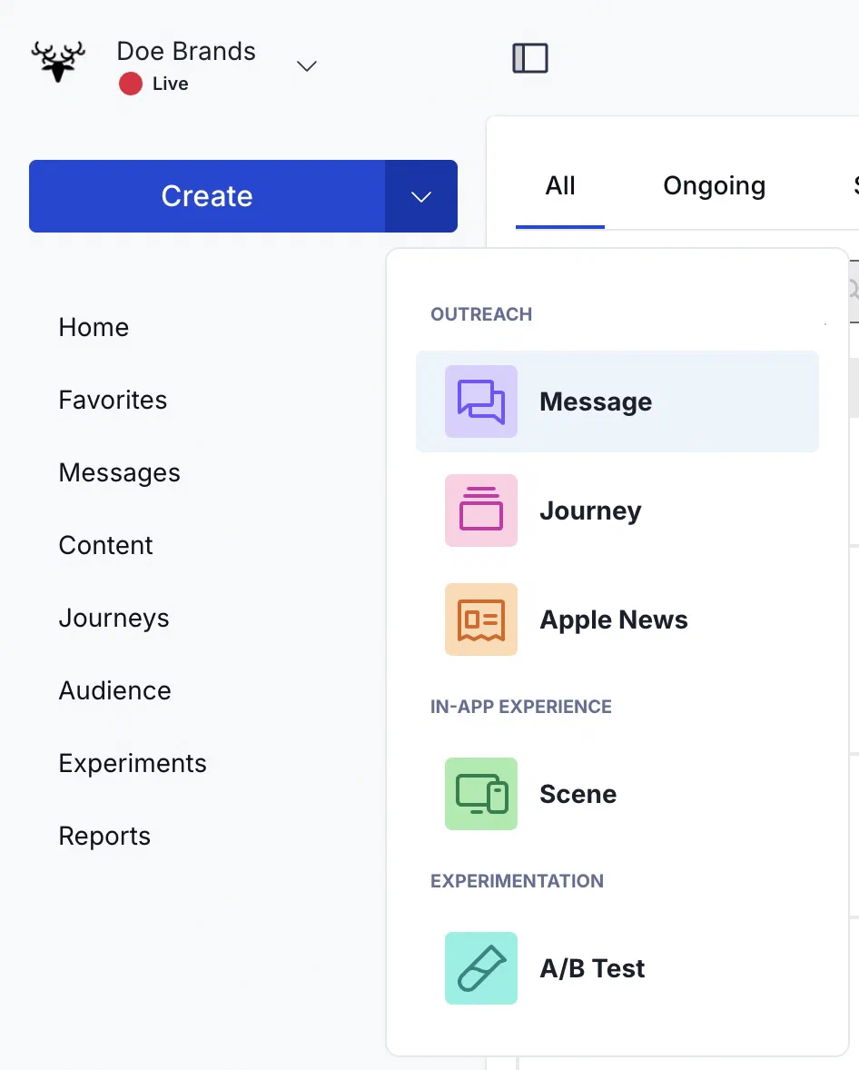 The Airship dashboard The Airship dashboard
