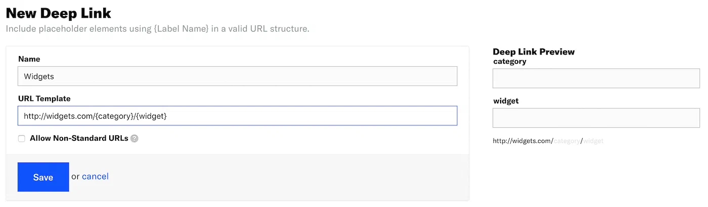 Manage Deep Links Manage Deep Links