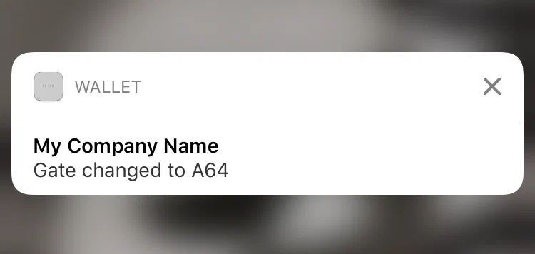 Pass Update Notifications Pass Update Notifications