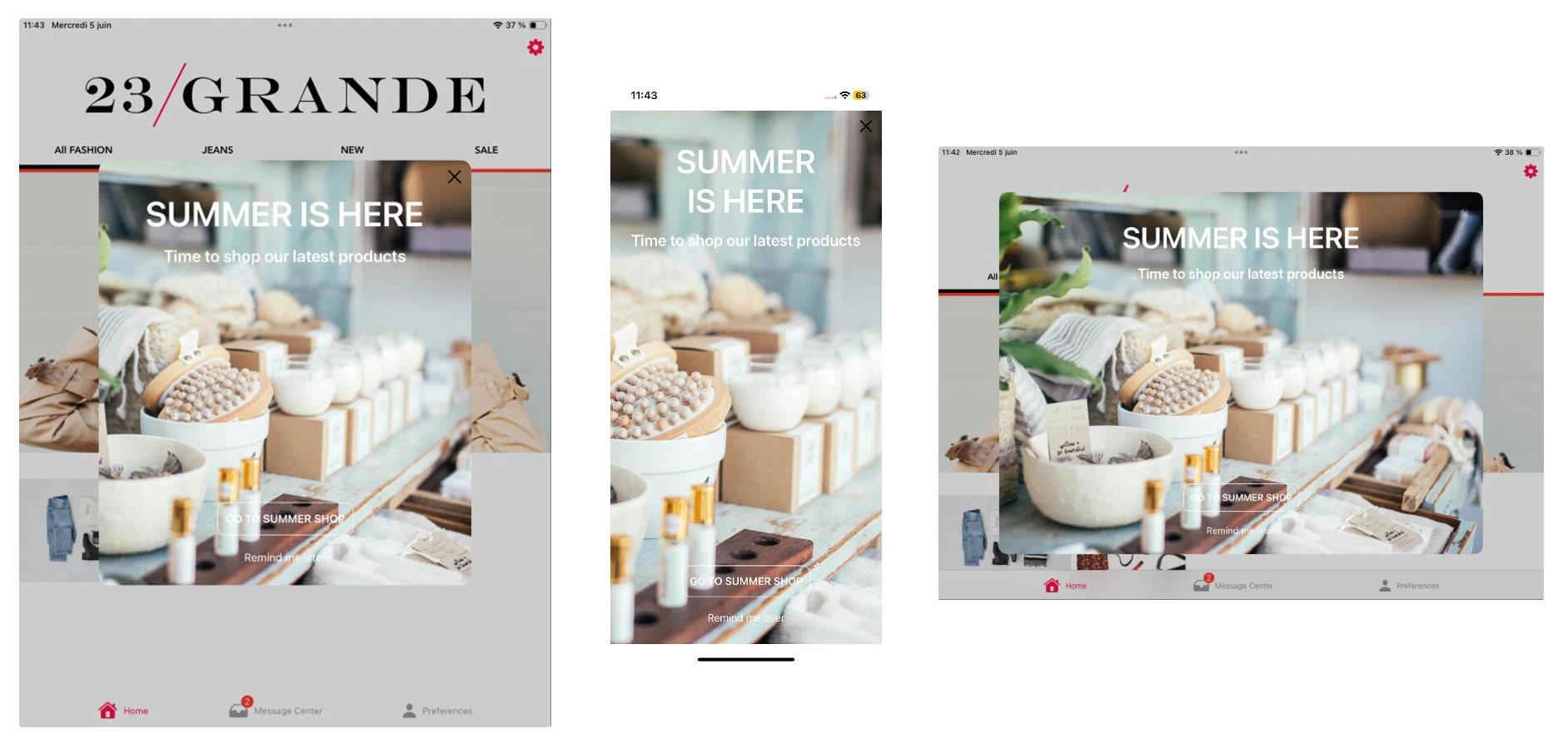 Conditional design overrides Conditional design overrides
