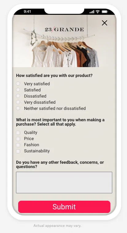 Surveys and Stories Surveys and Stories