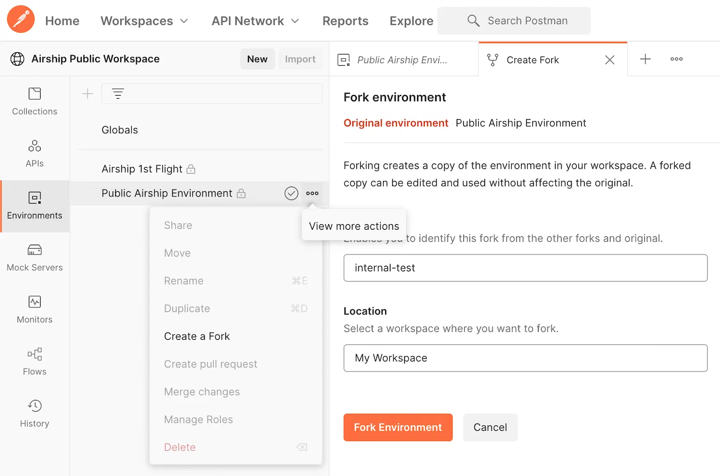 Airship Postman collection Airship Postman collection