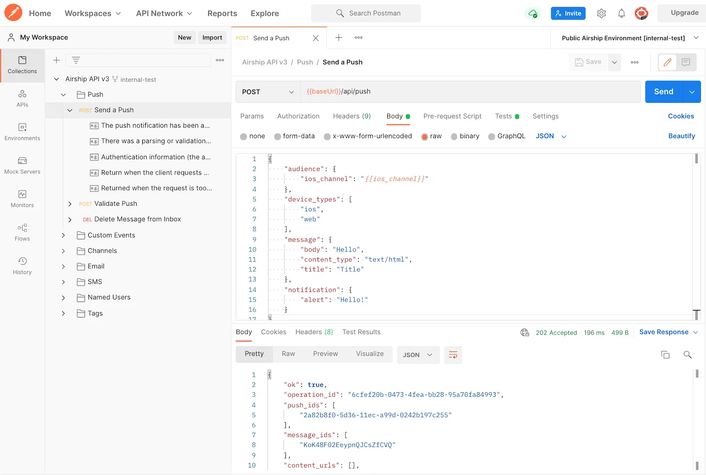 Airship Postman collection Airship Postman collection
